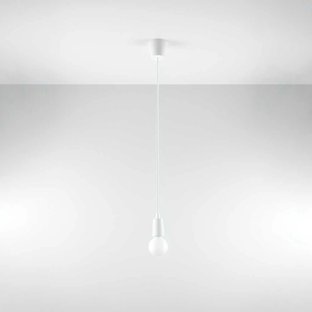 Sollux Lighting Pakabinamas šviestuvas DIEGO 1 baltas