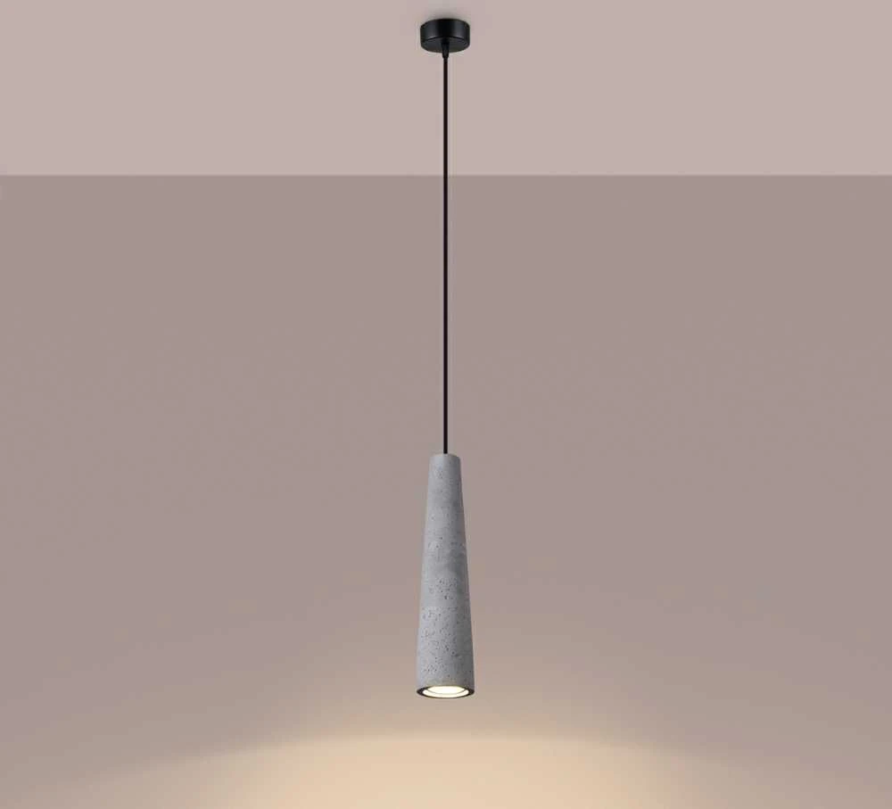 Sollux Lighting Pakabinamas šviestuvas ELECTRA concrete