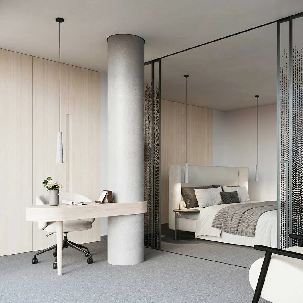 Sollux Lighting Pakabinamas šviestuvas ELECTRA concrete