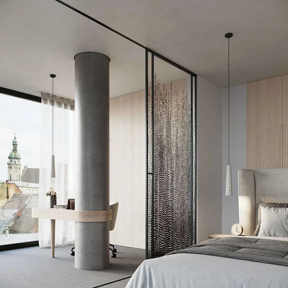 Sollux Lighting Pakabinamas šviestuvas ELECTRA concrete