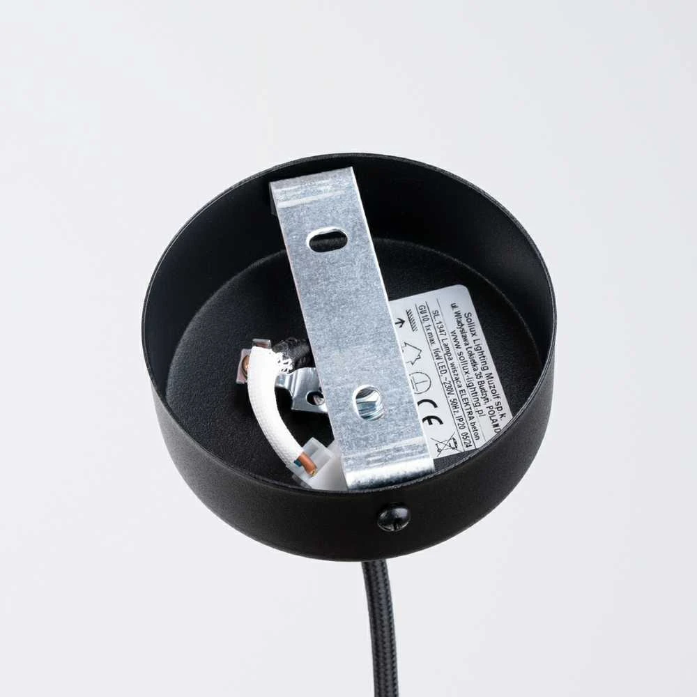 Sollux Lighting Pakabinamas šviestuvas ELECTRA concrete