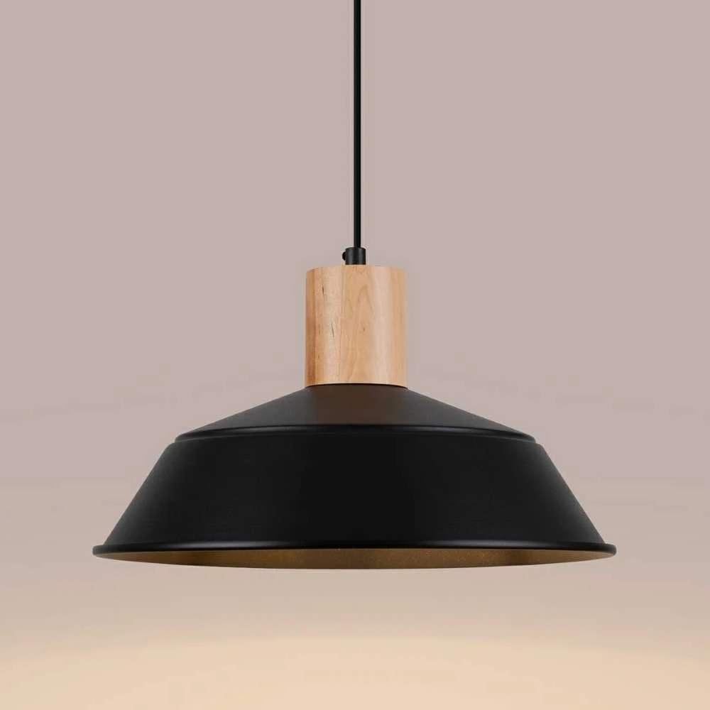 Sollux Lighting Pakabinamas šviestuvas FANO juodas
