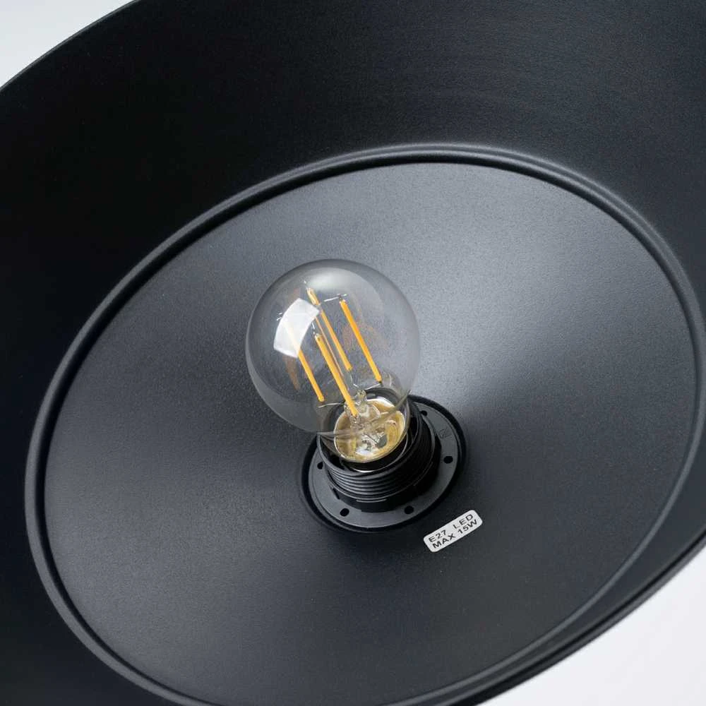 Sollux Lighting Pakabinamas šviestuvas FANO juodas