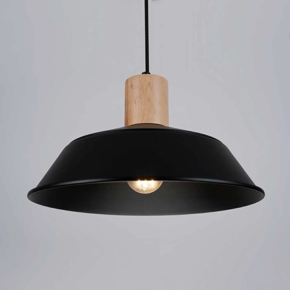 Sollux Lighting Pakabinamas šviestuvas FANO juodas