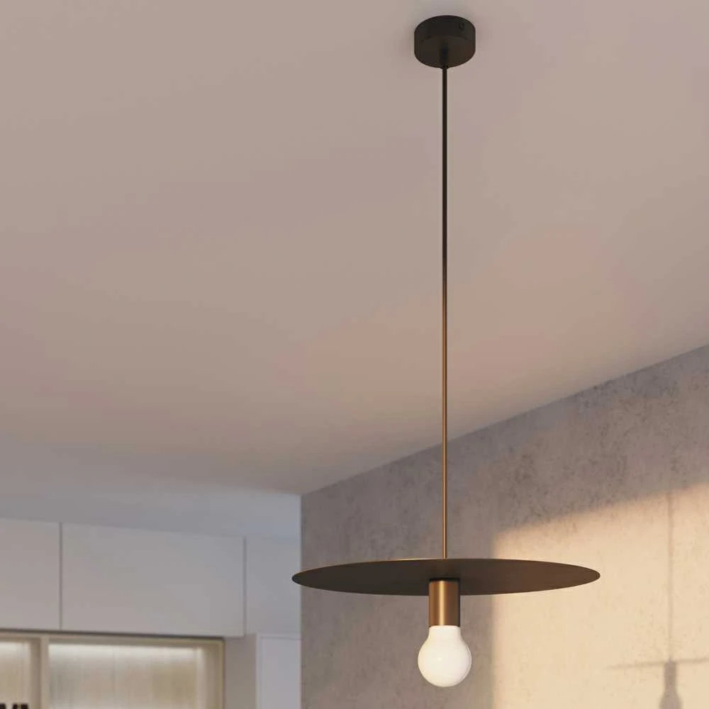 Sollux Lighting Pakabinamas šviestuvas FLAVIO juodas
