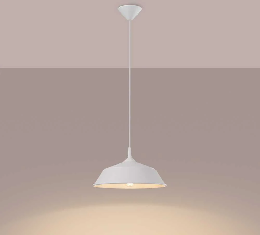 Sollux Lighting Pakabinamas šviestuvas FRIKA baltas