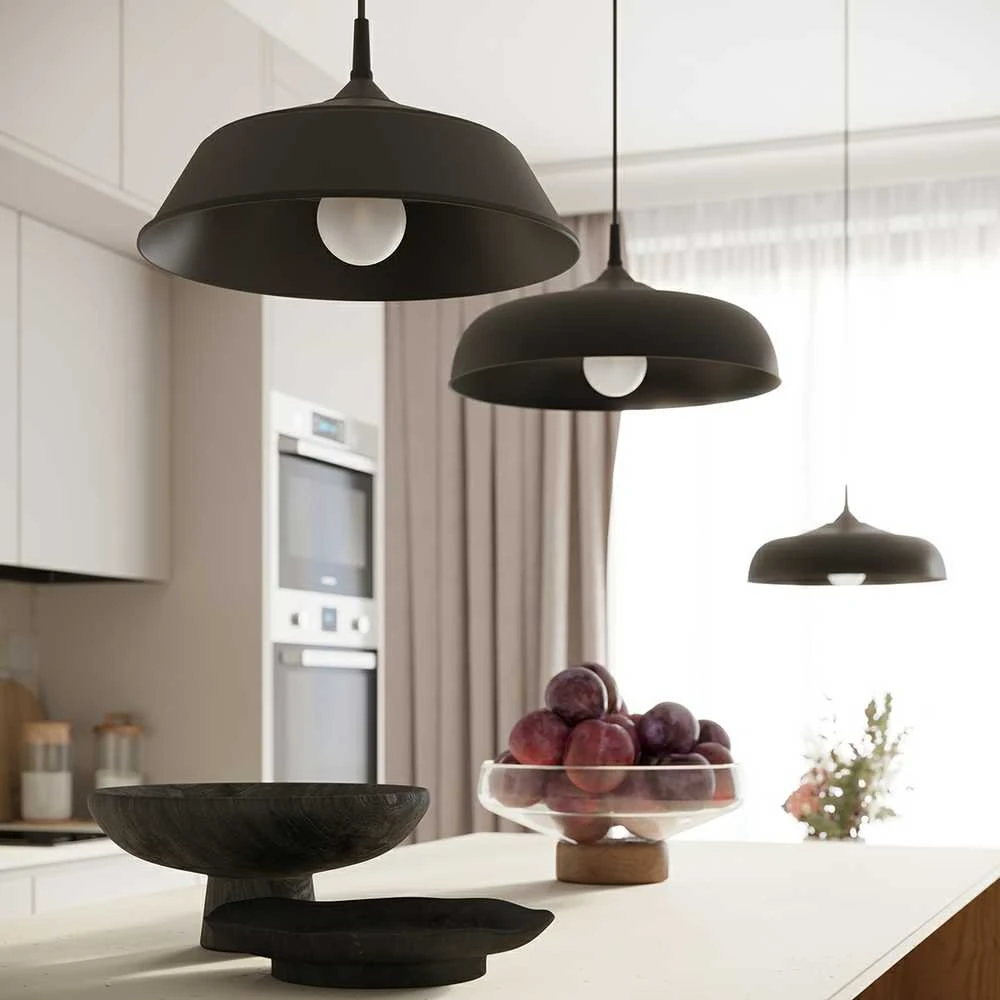 Sollux Lighting Pakabinamas šviestuvas GINA juodas