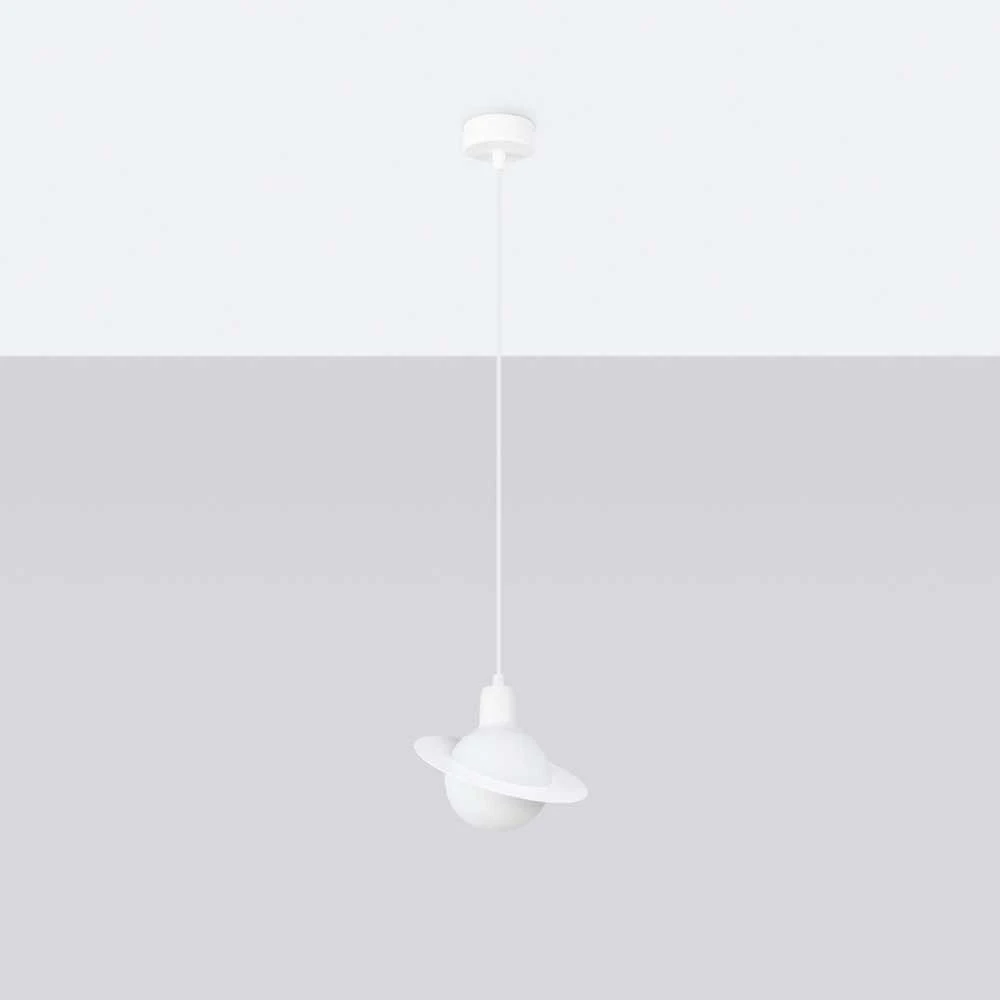 Sollux Lighting Pakabinamas šviestuvas HYPERION 1 baltas