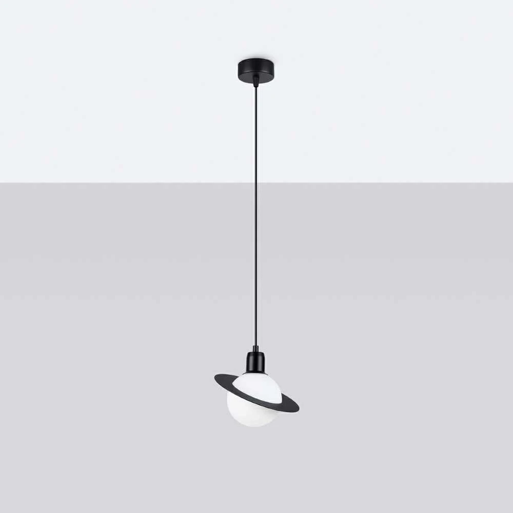 Sollux Lighting Pakabinamas šviestuvas HYPERION 1 juodas