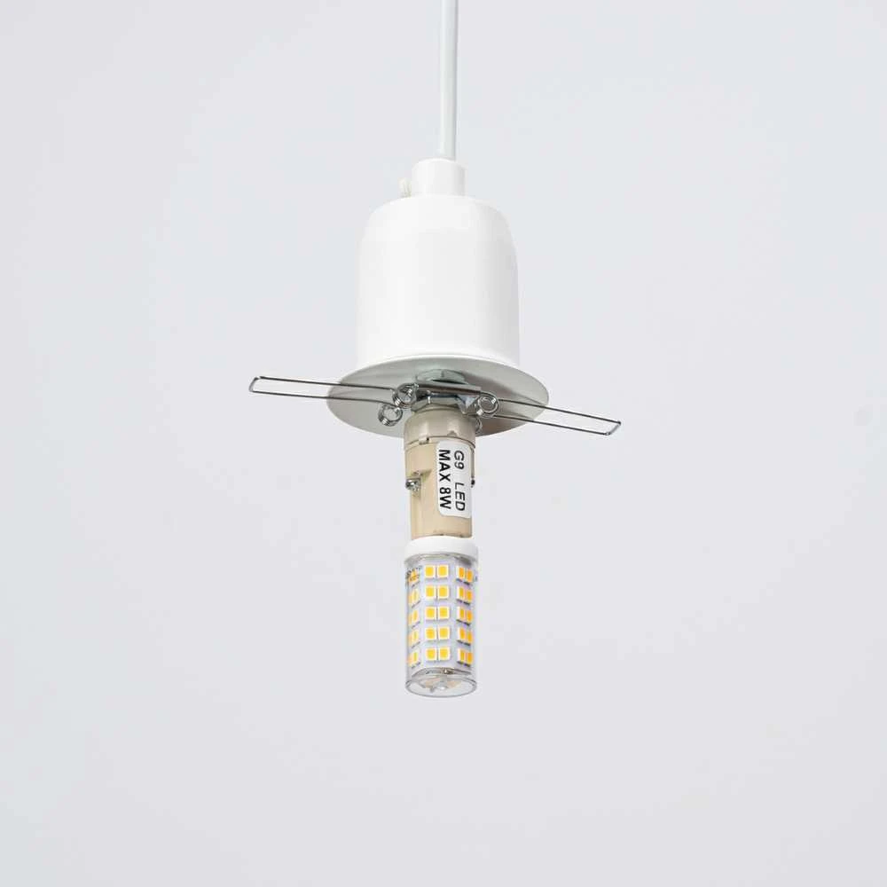 Sollux Lighting Pakabinamas šviestuvas HYPERION 1 baltas