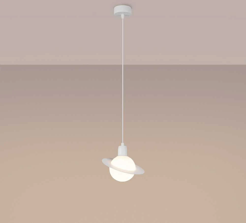 Sollux Lighting Pakabinamas šviestuvas HYPERION 1 baltas