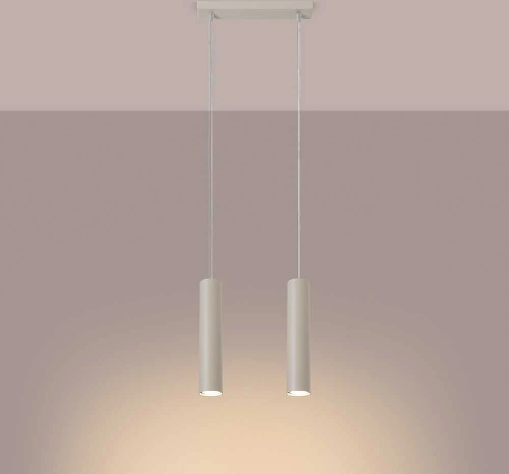 Sollux Lighting Pakabinamas šviestuvas LAGOS 2 beige
