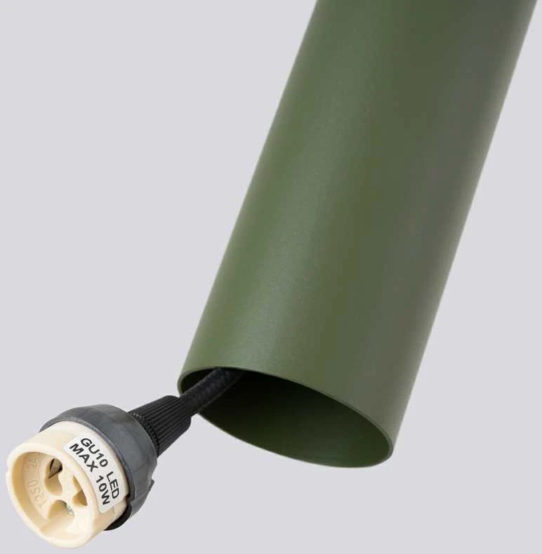 Sollux Lighting Pakabinamas šviestuvas LAGOS 1 alyvuogių žalia