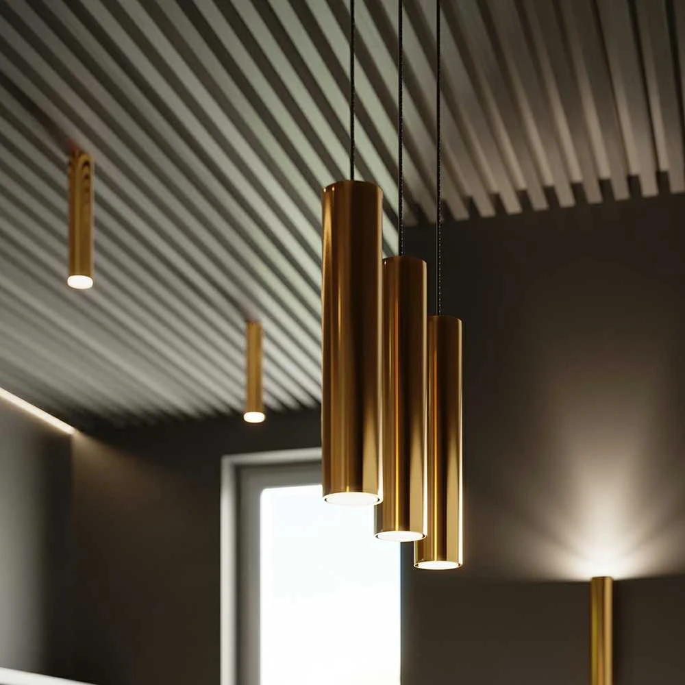 Sollux Lighting Pakabinamas šviestuvas LAGOS 1 poliruoto aukso