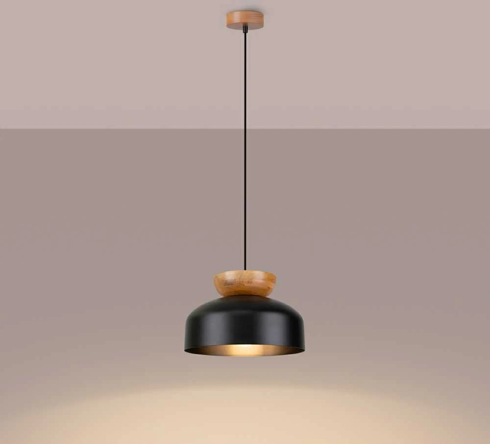 Sollux Lighting Pakabinamas šviestuvas MARION juodas
