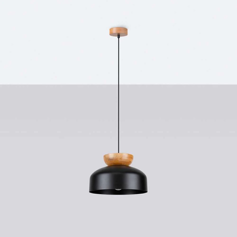 Sollux Lighting Pakabinamas šviestuvas MARION juodas