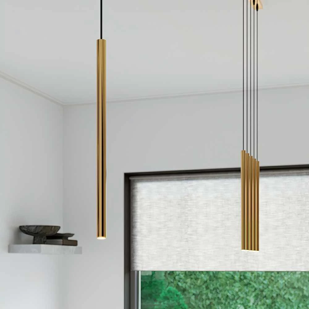 Sollux Lighting Pakabinamas šviestuvas PASTELO 1 aukso spalvos