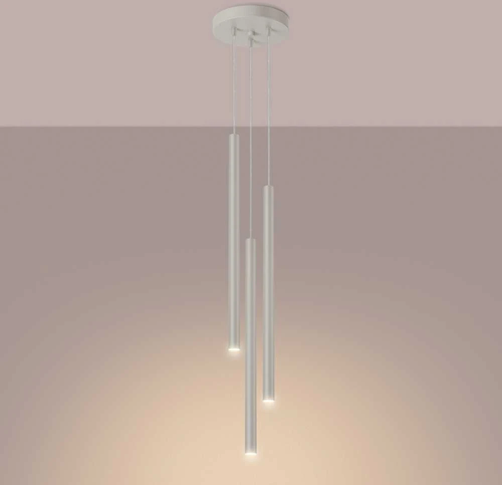 Sollux Lighting Pakabinamas šviestuvas PASTELO 3P beige