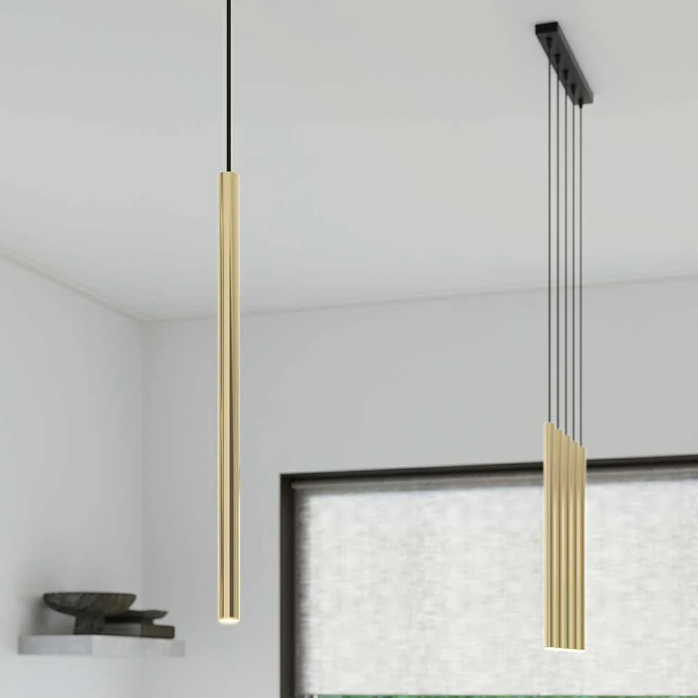 Sollux Lighting Pakabinamas šviestuvas PASTELO 1 poliruoto aukso