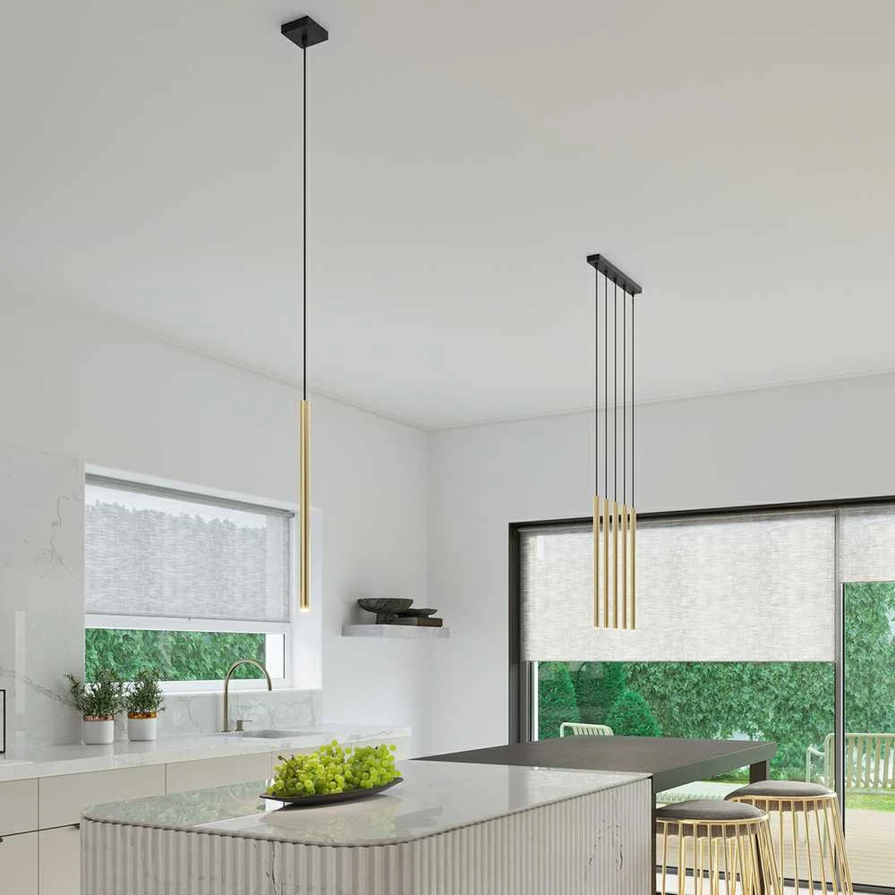 Sollux Lighting Pakabinamas šviestuvas PASTELO 5L poliruoto aukso