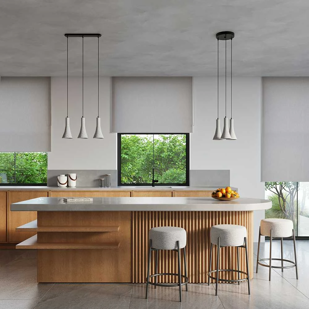 Sollux Lighting Pakabinamas šviestuvas REA 2 concrete