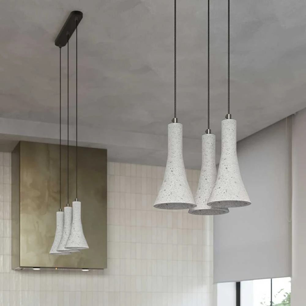 Sollux Lighting Pakabinamas šviestuvas REA 2 concrete