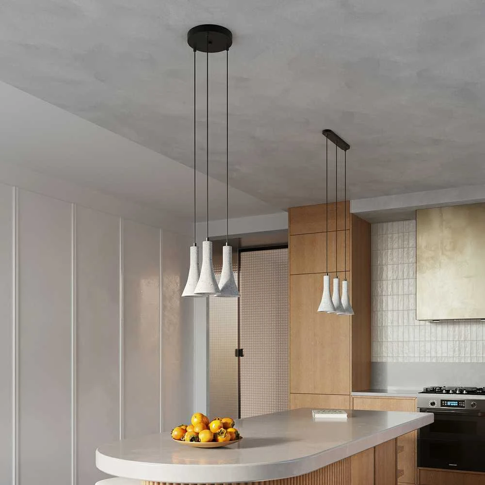Sollux Lighting Pakabinamas šviestuvas REA 3P concrete