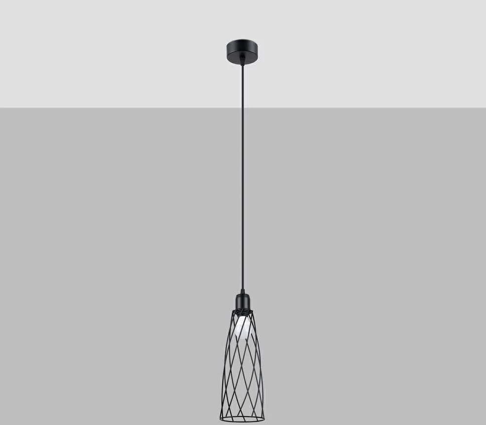 Sollux Lighting Pakabinamas šviestuvas SUBA 1 juodas