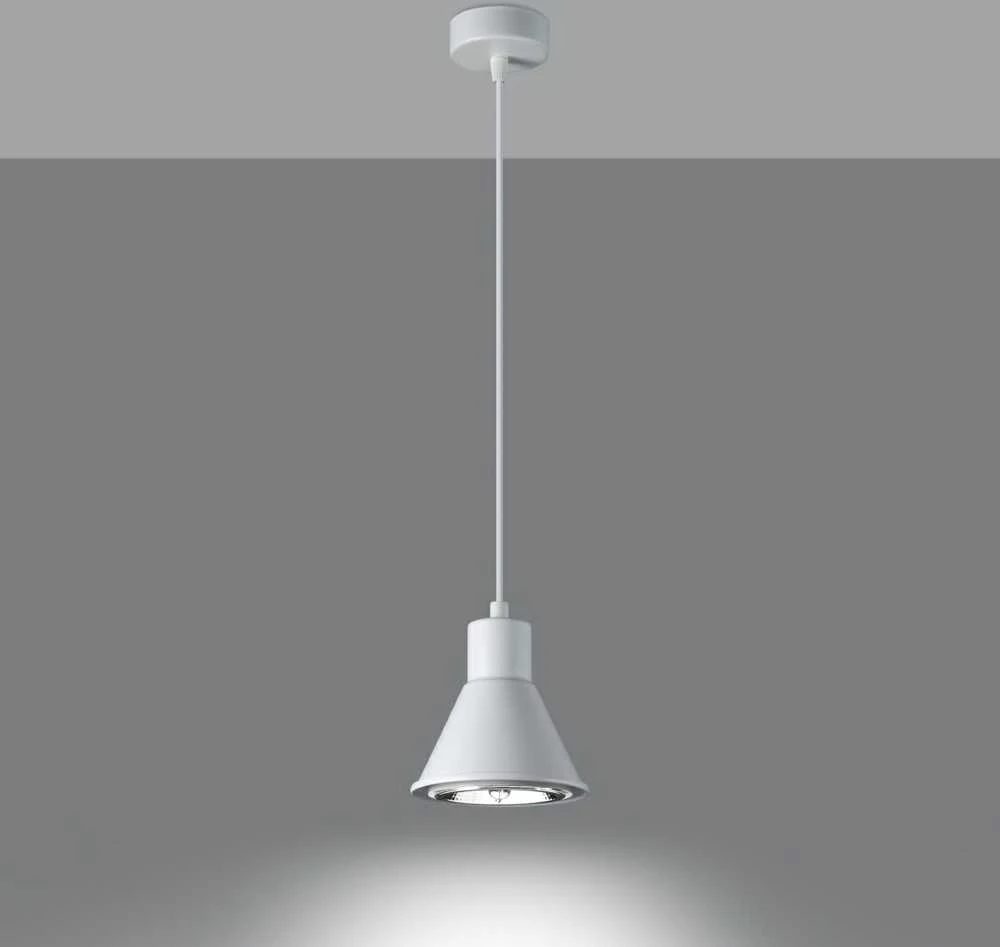 Sollux Lighting Pakabinamas šviestuvas TALEJA 1 baltas [ES111]