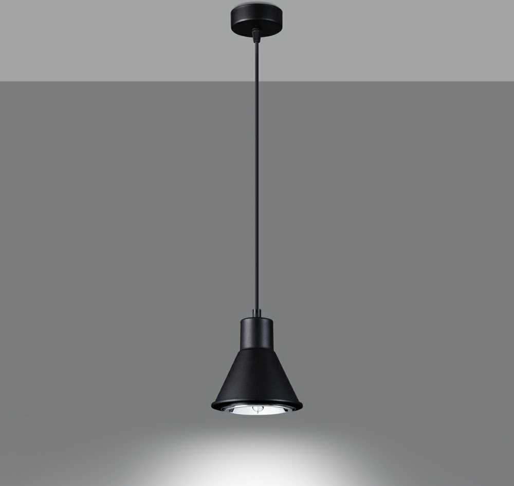Sollux Lighting Pakabinamas šviestuvas TALEJA 1 juodas [ES111]