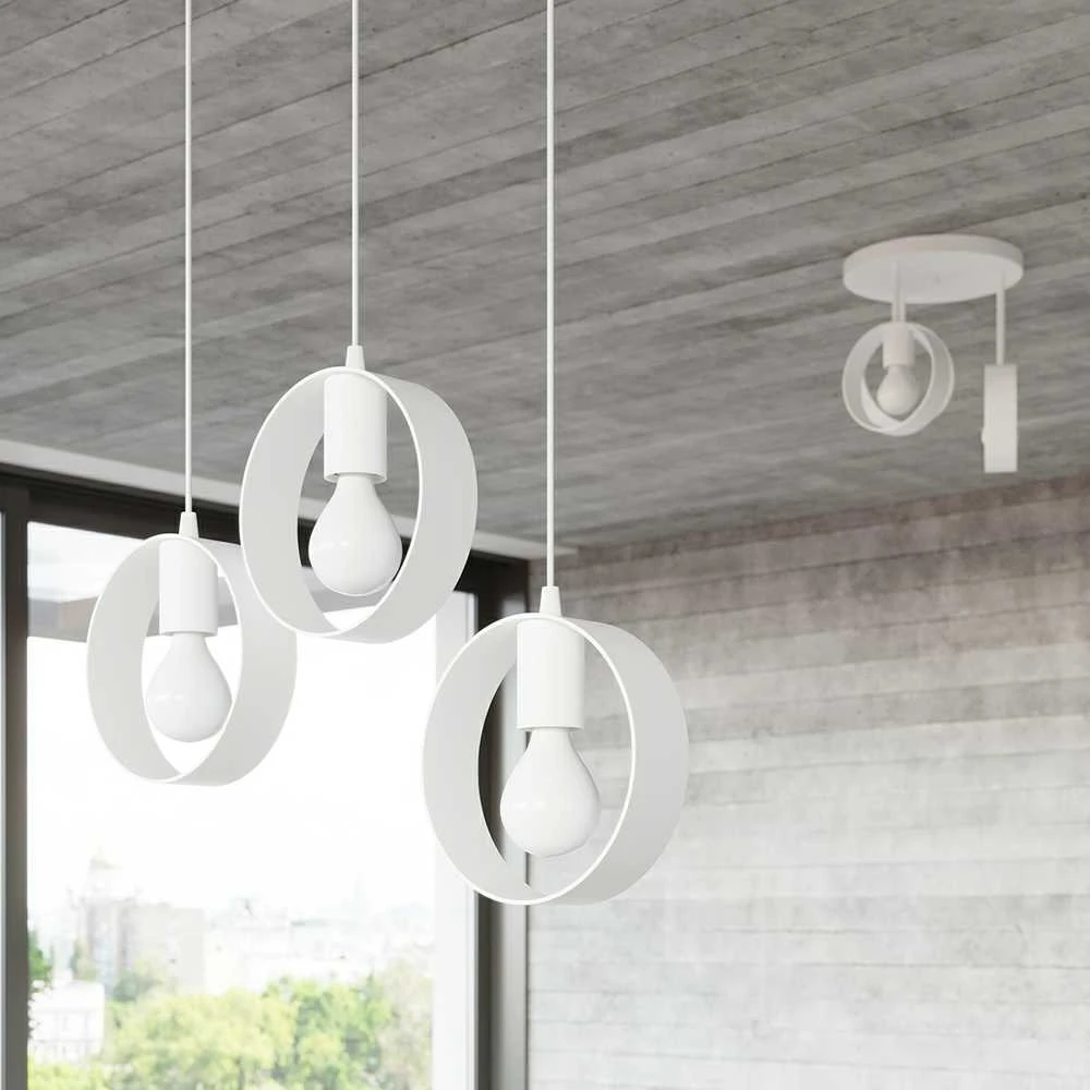 Sollux Lighting Pakabinamas šviestuvas TITRAN 3 balta