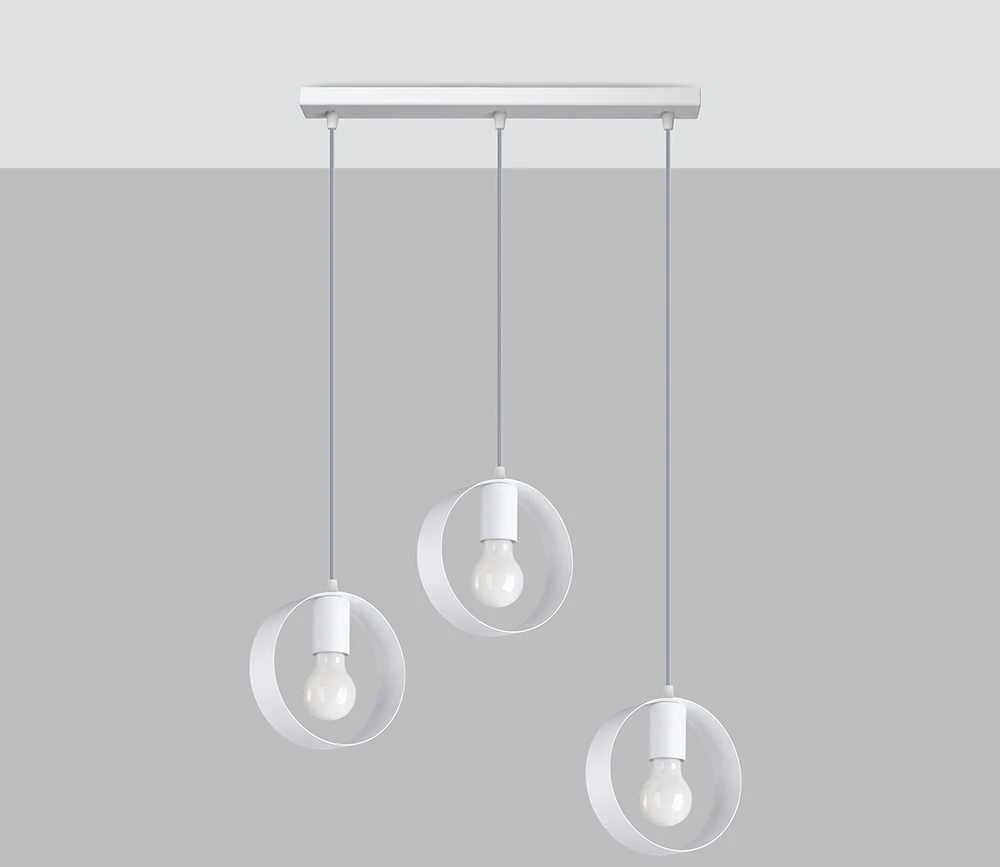 Sollux Lighting Pakabinamas šviestuvas TITRAN 3 balta