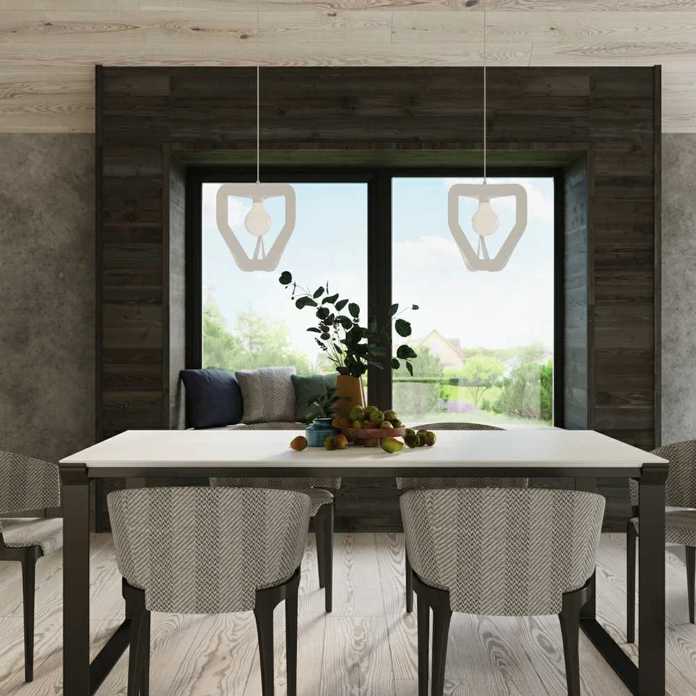 Sollux Lighting Pakabinamas šviestuvas TRES baltas