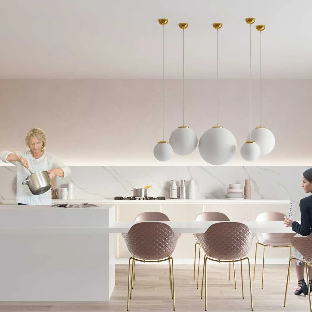Sollux Lighting Pakabinamas šviestuvas UGO 40 auksinis