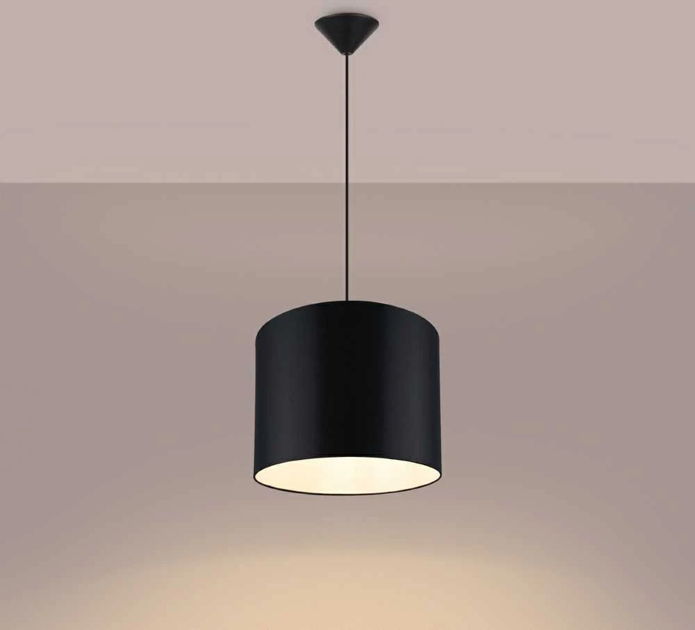 Pakabinamas šviestuvas Sollux Lighting Pakabos lempa NOVA 30 noir
