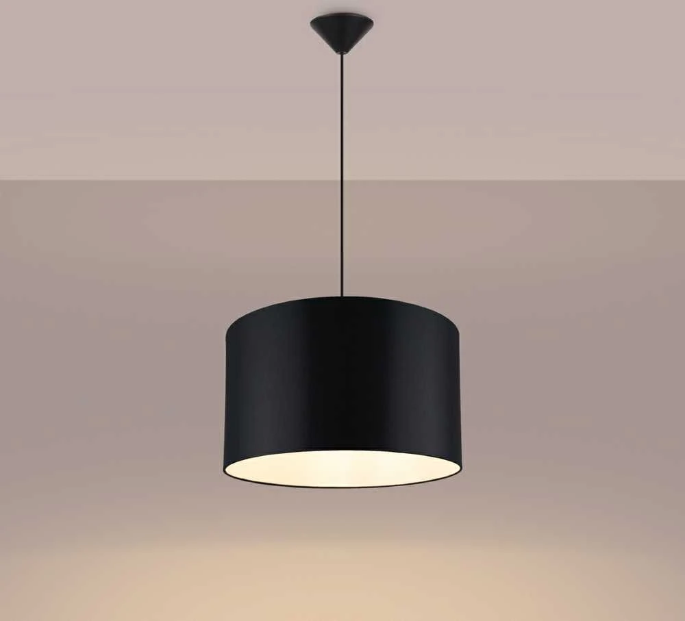 Pakabinamas šviestuvas Sollux Lighting Pakabos lempa NOVA 40 noir