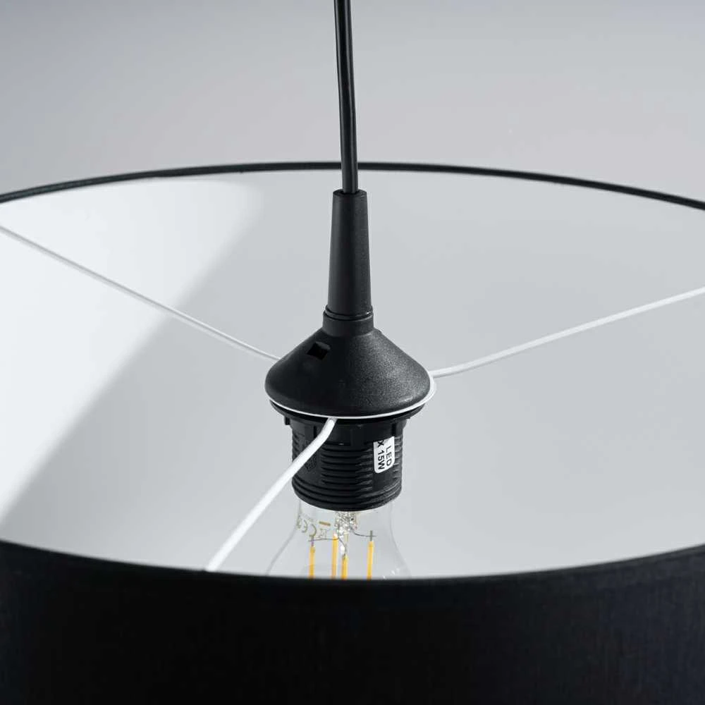 Pakabinamas šviestuvas Sollux Lighting Pakabos lempa NOVA 40 noir