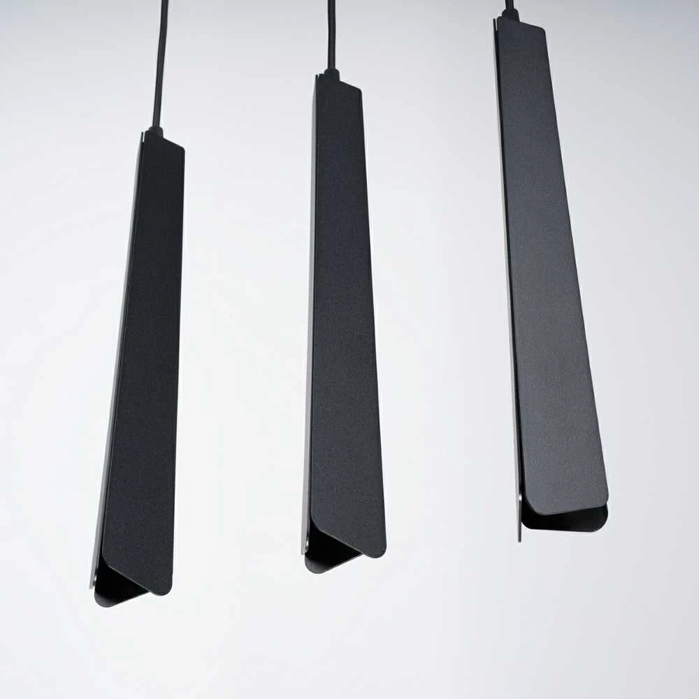 Pakabinamas šviestuvas Sollux Lighting Pakabos lempa PRYSM 3L noir