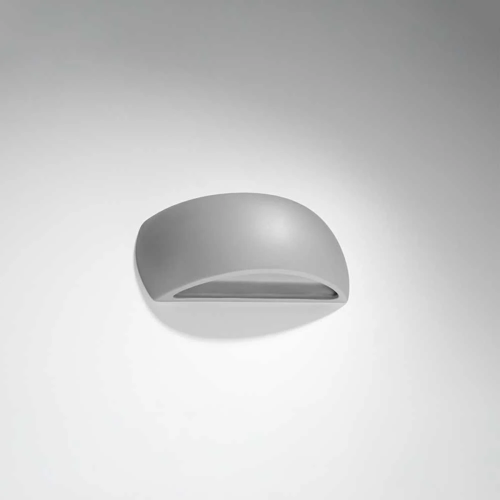 Sieninis šviestuvas Sollux Lighting Sieninis keraminis šviestuvas PONTIUS pilkas