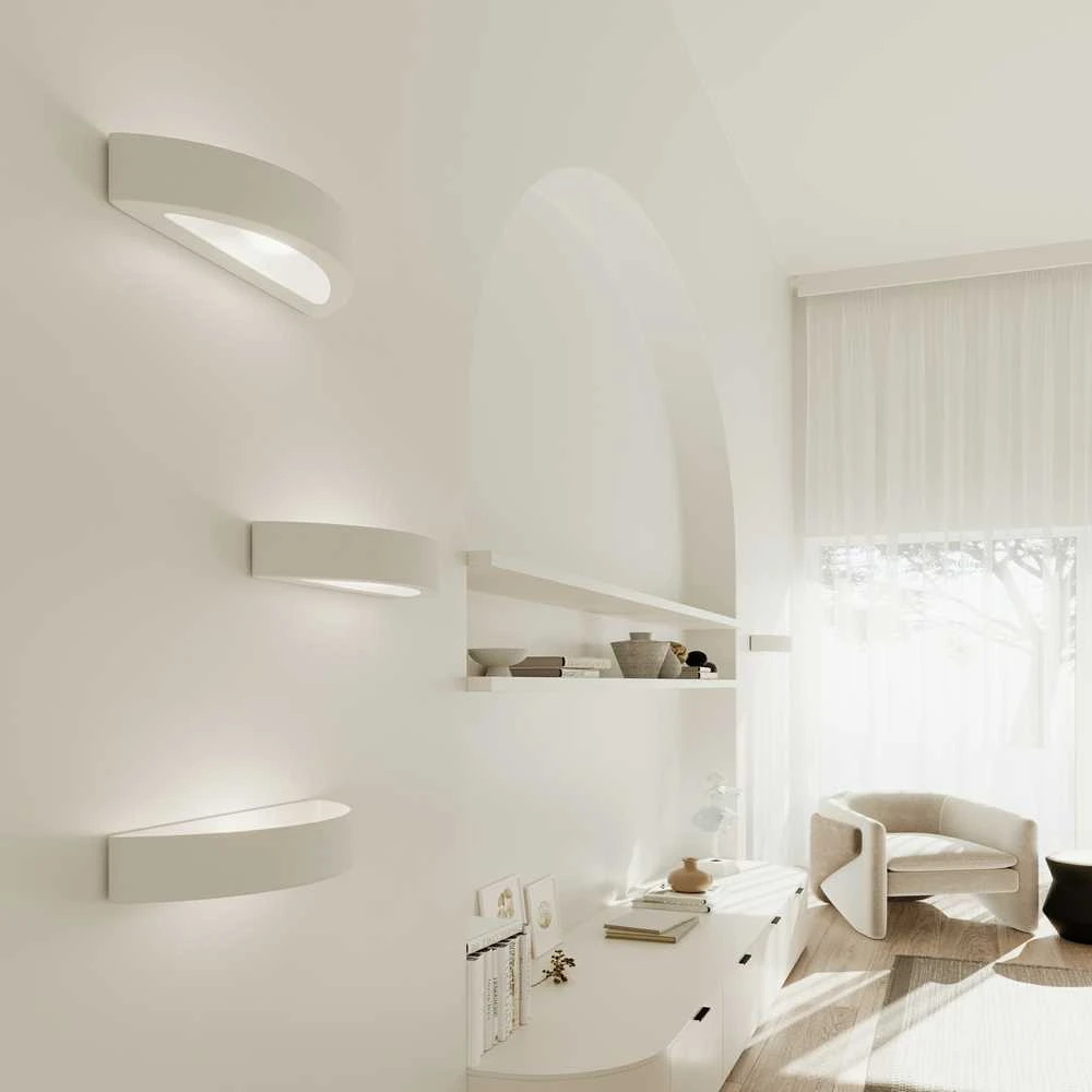 Sieninis šviestuvas Sollux Lighting Sieninis keraminis šviestuvas ATENA 30