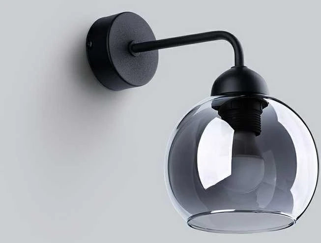 Sollux Lighting Sieninis šviestuvas ALINO 1 juodas