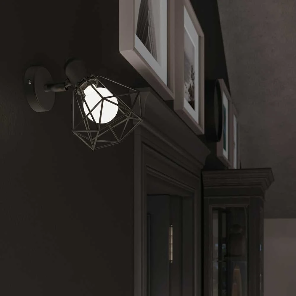 Sollux Lighting Sieninis šviestuvas ARTEMIS 1S juodas