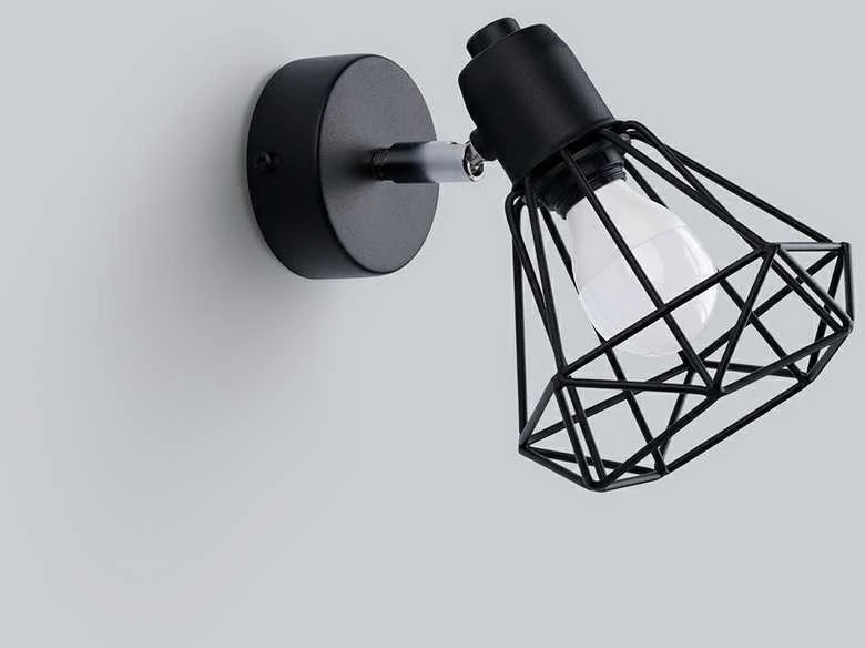 Sollux Lighting Sieninis šviestuvas ARTEMIS 1 juodas