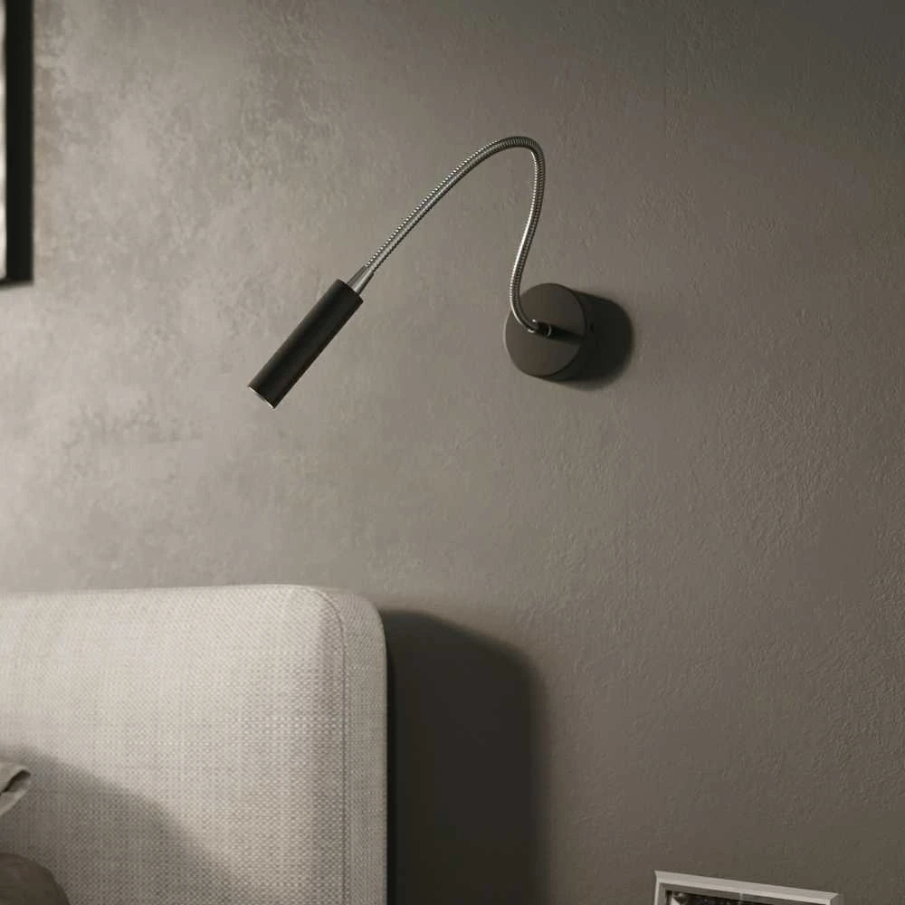 Sollux Lighting Sieninis šviestuvas AXIL juodas