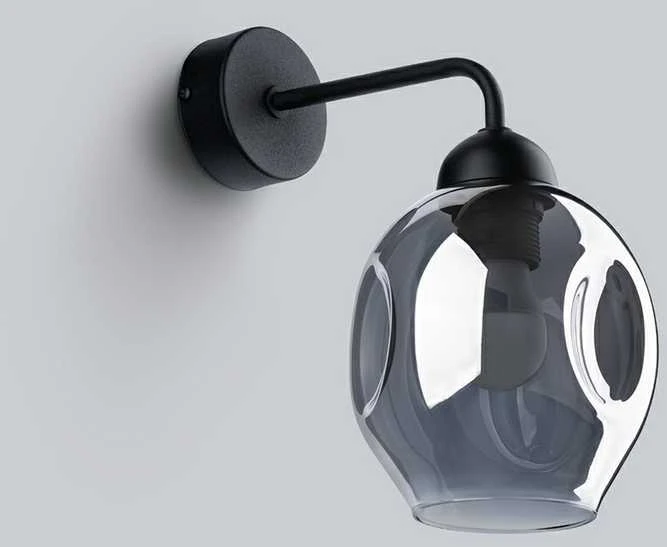 Sollux Lighting Sieninis šviestuvas FILLAN 1 juodas