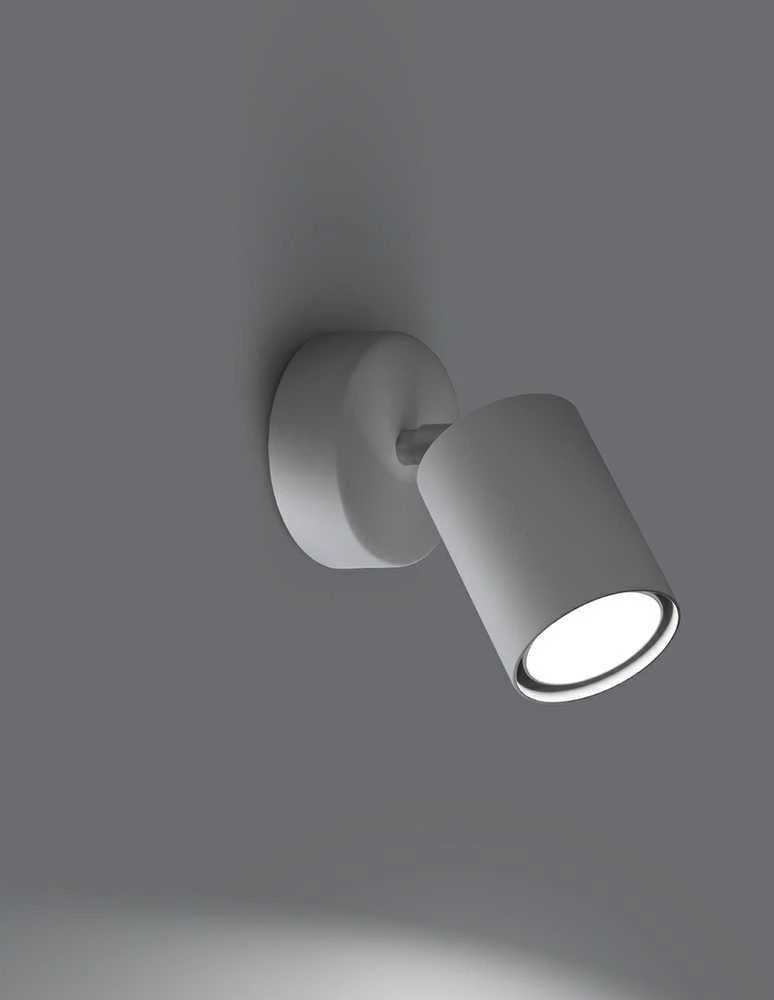 Sollux Lighting Sieninis šviestuvas LEMMI 1 baltas