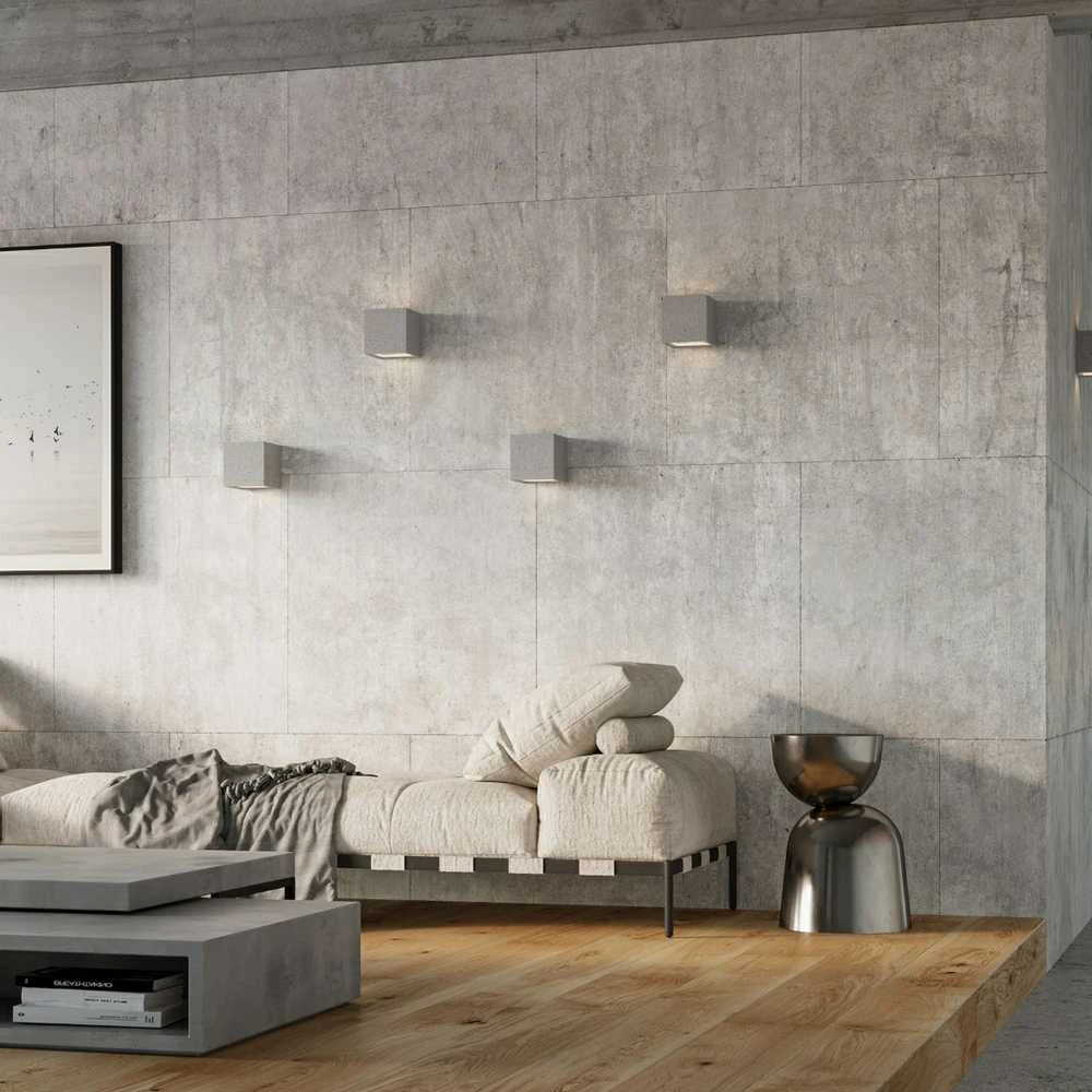 Sollux Lighting Sieninis šviestuvas LEO concrete