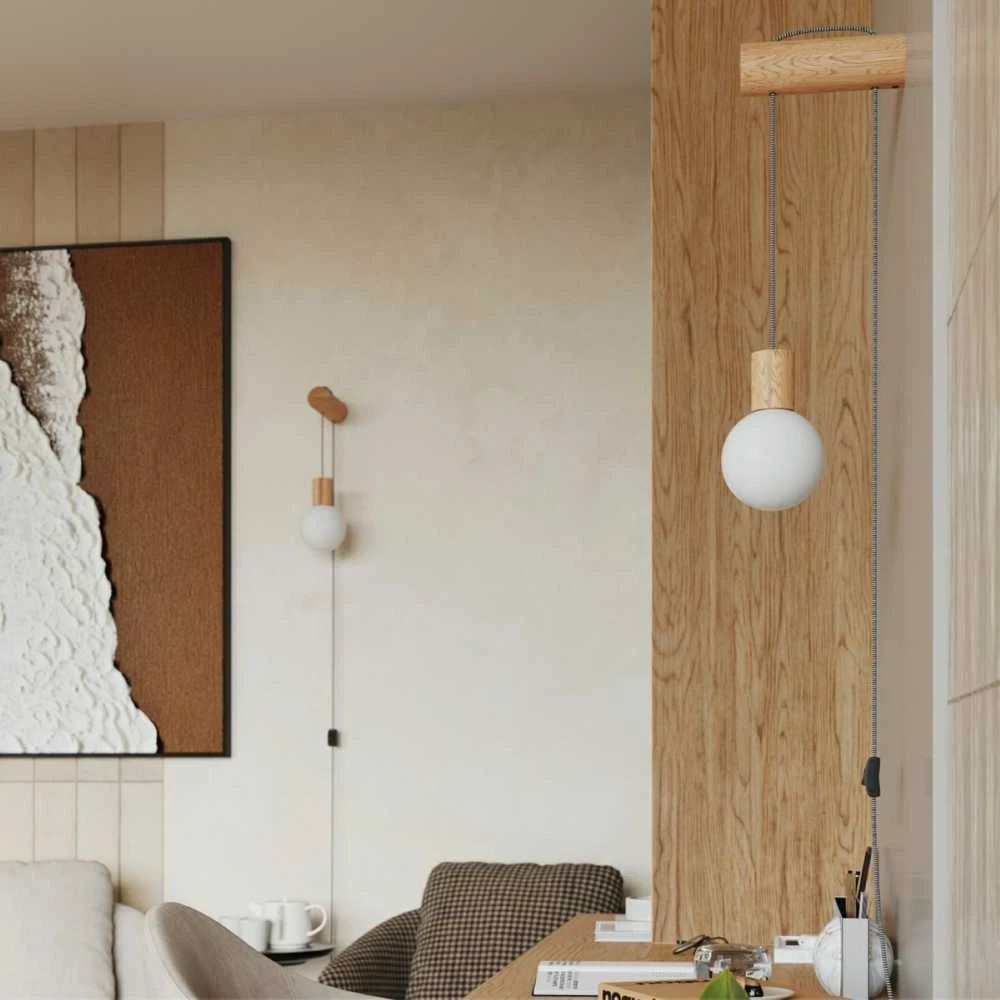 Sollux Lighting Sieninis šviestuvas NIBMI G9 su jungikliu