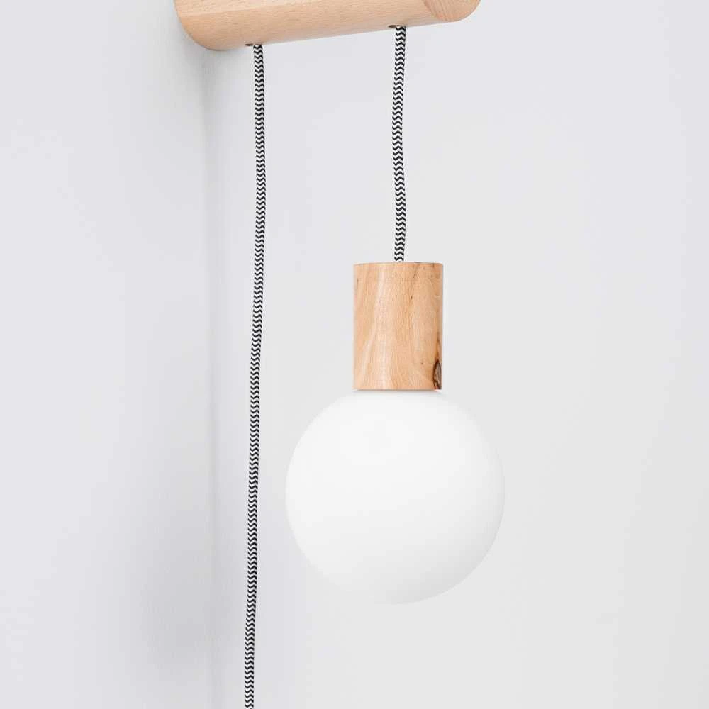 Sollux Lighting Sieninis šviestuvas NIBMI G9 su jungikliu