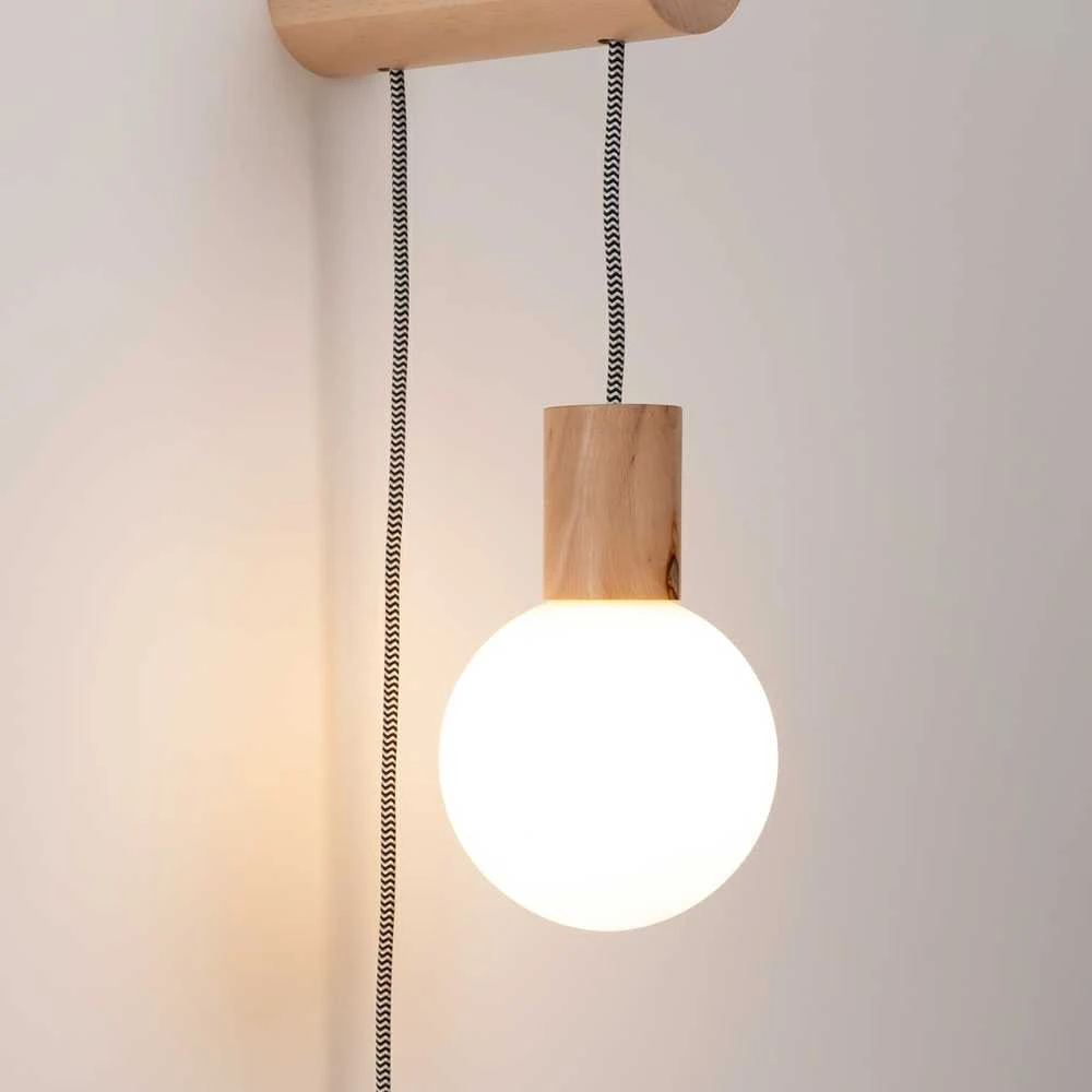 Sollux Lighting Sieninis šviestuvas NIBMI G9 su jungikliu